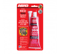 Герметик прокладок ABRO высокотемпературный, красный, 85г ОЕМ 911-AB-R