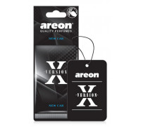 Ароматизатор для авто подвесной "AREON" X-VER PARTY (уп-ка 10шт) (Болгария) аромат- NEW CAR