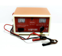 Зарядное устройство для авто VOLLRUS 10A  (6/12В. 15 Ампер, рег-ка тока 2 шкалы)
