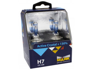 Автолампа H7 Active Crystal+130%  12V 55W PX26d   "Маяк"(комплект 2шт)