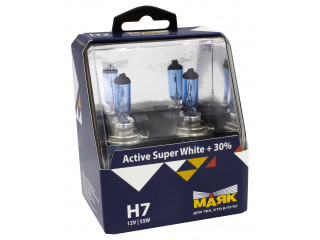 Автолампа H7 Active Super White+30% 12V 55W PX26d   "Маяк"(комплект 2шт)