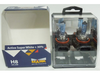 Автолампа Н8 Active Super White+30% 12V 35W PGJ19-1   "Маяк"(комплект 2шт)