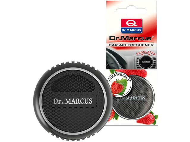 Ароматизатор для авто на дефлектор Dr.Marcus Speaker Shaped Strawberry (динамик, регулятор) Польша