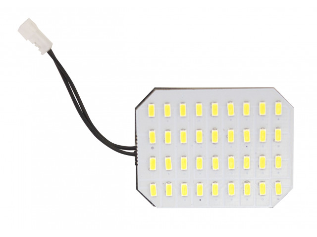 Светодиод 12V серия "Black матовые" 36SMD SUPER WHITE (бл)12-24V