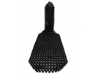 Накидка на сиденье массажная черная, деревянные шарики (размер 135*42см)