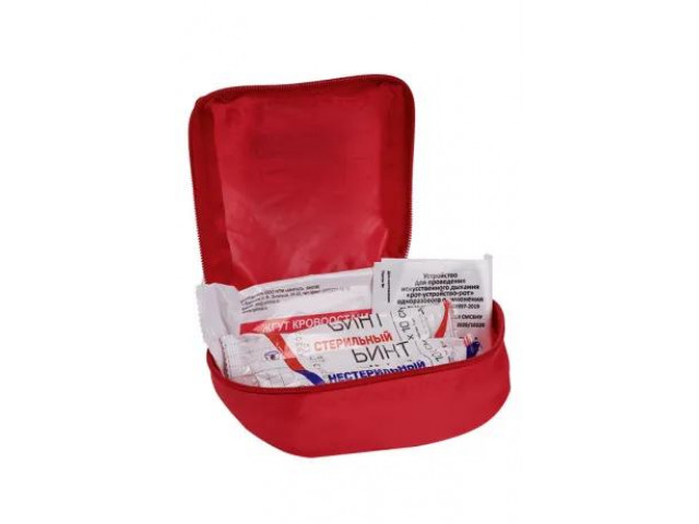 Аптечка автомобильная первой помощи  "ЛЕЙКО" дорожная,  мягкий футляр