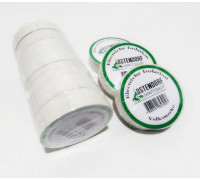 Изолента ПВХ OSTENDORF белая 19мм х 20м., упаковка 10шт, цена за 1шт.