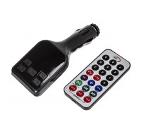 FM модулятор для авто FM-SM-01 USB/SD micro/AUX/дисплей/пульт + USB выход на зарядку