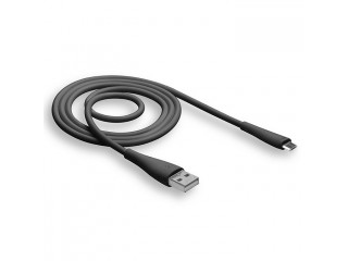 Кабель USB "WALKER"  microUSB 1м. (2.1A), черный, в  индив. коробке,С305