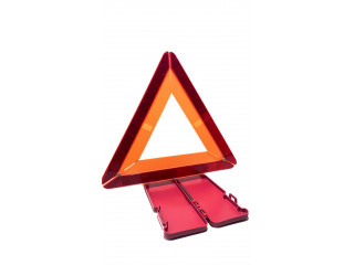 Знак аварийной остановки с аракалом большой  ГОСТ( на подставке, пласт.бокс,пласт. аракал)