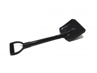 Лопата автомобильная для снега, металлический ковш, черная длина-65см, ширина ковша-20см, V-ручка