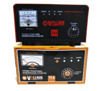 Зарядное устройство для авто VOLLRUS 75A (12/24 В. 75 Ампер, автомат)