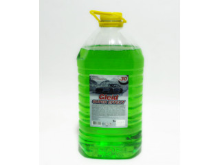 Жидкость незамерзающая для стеклоомывателя -25*С  зеленая , 5л