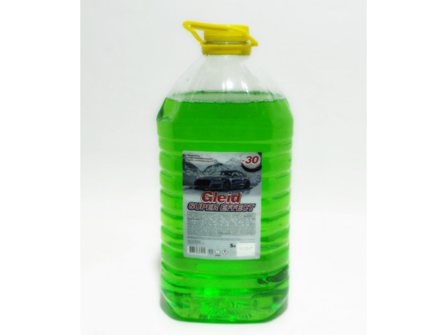 Жидкость незамерзающая для стеклоомывателя -25*С  зеленая , 5л