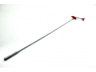Захват раздвижной красная ручка на пружине без магнита и подсветки 60 см
