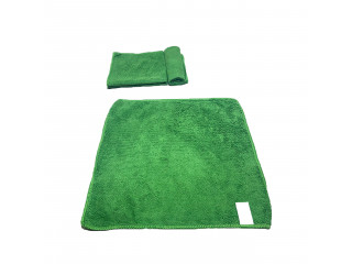 Салфетка микрофибра размер 30*30см ,цвет зеленый, 190г., упаковка 100шт.