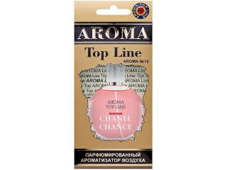 Ароматизатор для авто подвесной картонный парфюмированный AROMA TOP LINE по мотивам  Chance