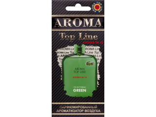 Ароматизатор для авто подвесной картонный парфюмированный AROMA TOP LINE по мотивам Green