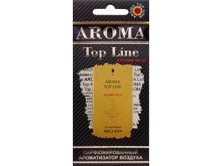 Ароматизатор для авто подвесной картонный парфюмированный AROMA TOP LINE по мотивам One million