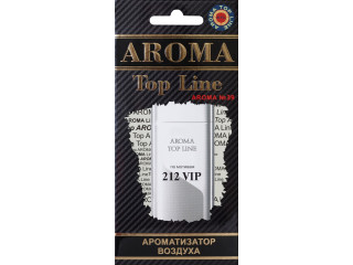 Ароматизатор для авто подвесной картонный парфюмированный AROMA TOP LINE по мотивам  212 VIP