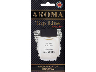 Ароматизатор для авто подвесной картонный парфюмированный AROMA TOP LINE по мотивам EGOISTE