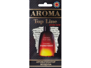 Ароматизатор для авто подвесной картонный парфюмированный AROMA TOP LINE по мотивам FAHRENHEIT