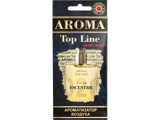 Ароматизатор для авто подвесной картонный парфюмированный AROMA TOP LINE по мотивам ESCENTRIC 02