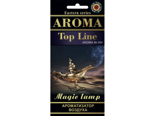 Ароматизатор для авто подвесной картонный парфюмированный AROMA TOP LINE по мотивам MAGIC LAMP
