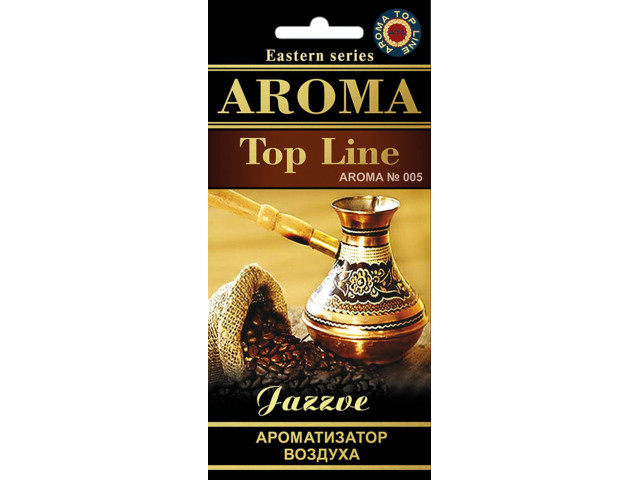 Ароматизатор для авто подвесной картонный парфюмированный AROMA TOP LINE по мотивам JAZZVE