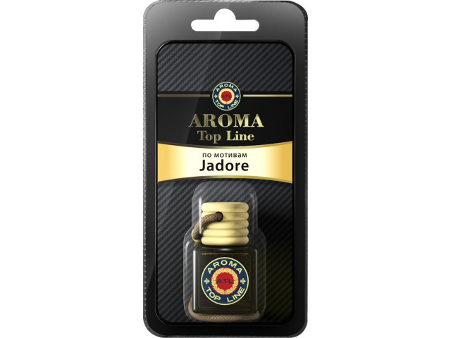Ароматизатор для авто подвесной флакон парфюмированный AROMA TOP LINE по мотивам Jadore