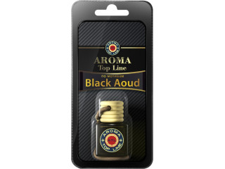 Ароматизатор для авто подвесной флакон парфюмированный AROMA TOP LINE по мотивам BLACK AOUD