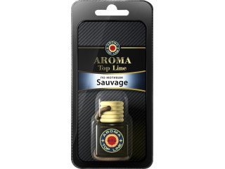 Ароматизатор для авто подвесной флакон парфюмированный AROMA TOP LINE по мотивам SAUVAGE