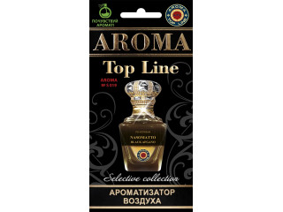 Ароматизатор для авто подвесной картонный парфюмированный AROMA TOP LINE по мотивам  Black Afgano