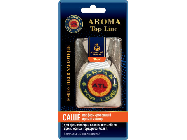 Ароматизатор для авто подвесной саше парфюмированный AROMA TOP LINE по мотивам Narcotics