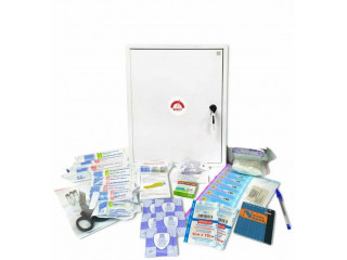 Аптечка для оказания первой помощи работникам "МИРАЛ" приказ № 1331н (пластиковый шкаф)