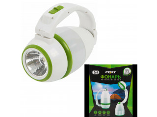 Фонарь кемпинговый светодиодный 11 LED , 3Вт, USB зарядка, подвесной, настольный, 135х90х165мм
