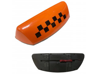 Подсветка "ТАКСИ" большая, 12В , 380х136х100мм. ABS пластик (цвет - оранжевый)