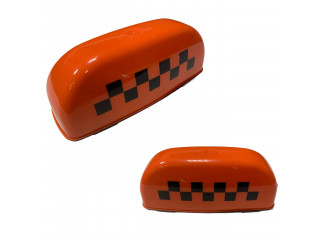 Подсветка "ТАКСИ" малая, 12В , 255х95х10мм., ABS пластик, (цвет - оранжевый)