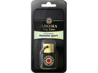 Ароматизатор для авто подвесной флакон парфюмированный AROMA TOP LINE по мотивам HOMME SPORT