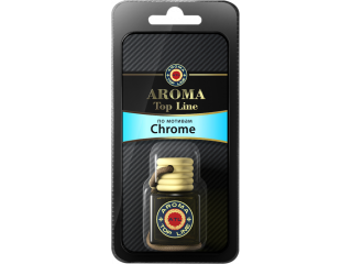 Ароматизатор для авто подвесной флакон парфюмированный AROMA TOP LINE по мотивам CHROME