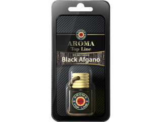 Ароматизатор для авто подвесной флакон парфюмированный AROMA TOP LINE по мотивам BLACK  AFGANO