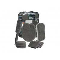 Набор для мытья автомобиля 9 предметов: ролик, губка, рукавица,3микрофибры, 3диска-аппликатора