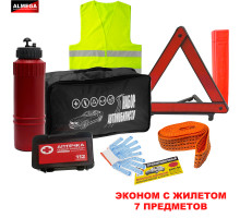 Набор автомобилиста  "ЭКОНОМ С ЖИЛЕТОМ" 7 предметов
