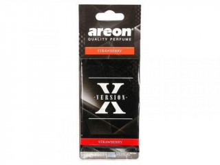 Ароматизатор для авто подвесной "AREON" X-VER Strawberry, уп-ка 10 шт цена за 1 шт.
