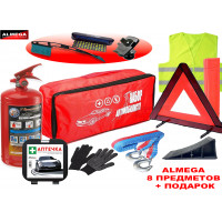 Набор автомобилиста  "ALMEGA"  8 предметов + ПОДАРОК