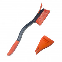 Щетка - скребок для снега и льда  59см, ширина скребка 10см, длина щетины 5см.