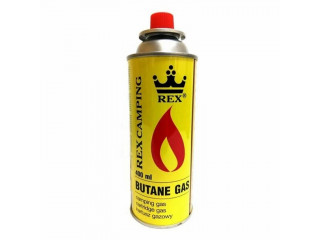 Газовый баллон 220гр. для туристических плиток, горелок  REX Camping GP BUTANE GAS Беларусь