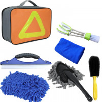 Набор по уходу за автомобилем 7 предметов в сумке для детейлинга