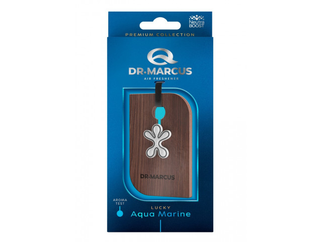Ароматизатор для авто подвесной деревянный Dr.Marcus Premium DrewnoLucky аромат Aqua Marine Польша Ароматизатор для авто подвесной деревянный Dr.Marcus Premium DrewnoLucky аромат Aqua Marine Польша