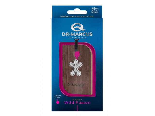 Ароматизатор для авто подвесной деревянный Dr.Marcus Premium DrewnoLucky аромат Wild Fusion Польша Ароматизатор для авто подвесной деревянный Dr.Marcus Premium DrewnoLucky аромат Wild Fusion Польша